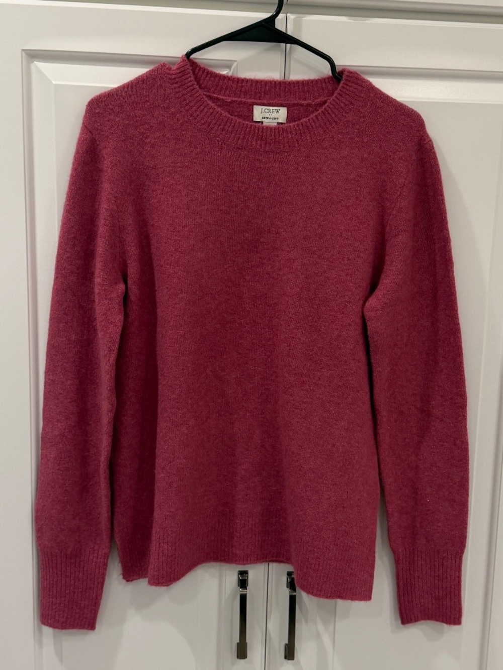 J. Crew Extra-Soft Oversized Dusty Rose Crewneck Sweater - Size S